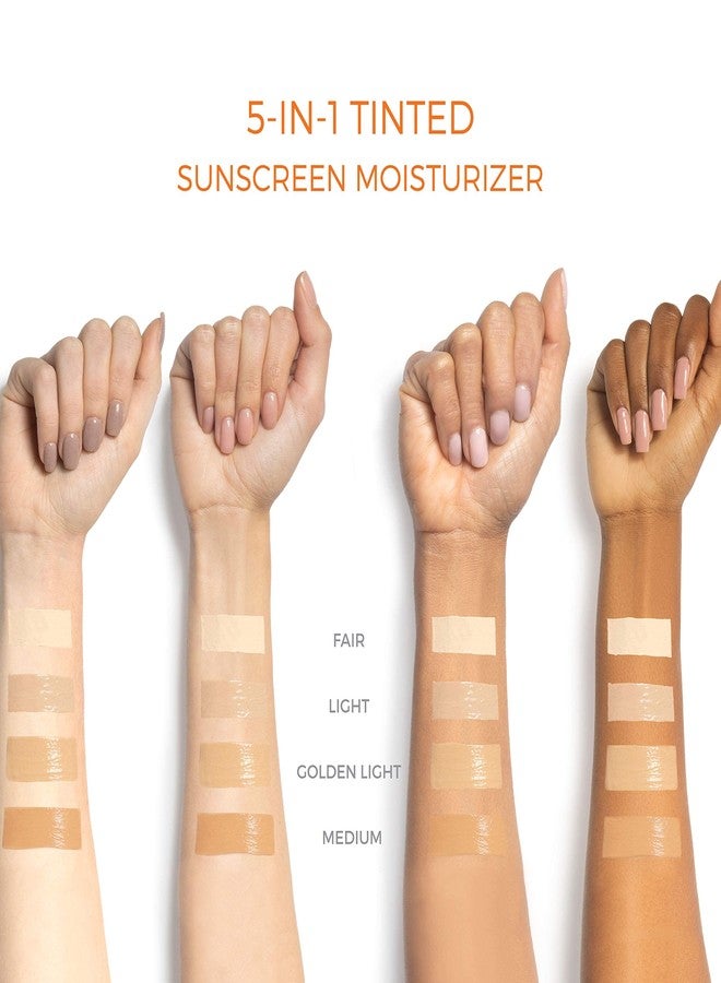Suntegrity Tinted 5 in 1 Mineral Sunscreen for Face (SPF 30-2 oz) - Medium | BB Cream Moisturizer with Physical UVA/UVB Broad Spectrum Protection | Safe for Sensitive Skin - Image 5